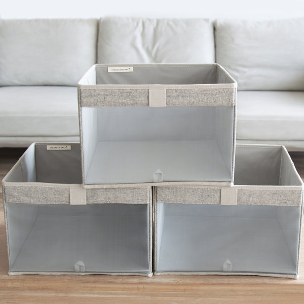 Rebrilliant Fabric Storage Bin Set & Reviews Wayfair